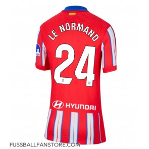 Atletico Madrid Robin Le Normand #24 Replik Heimtrikot Damen 2024-25 Kurzarm